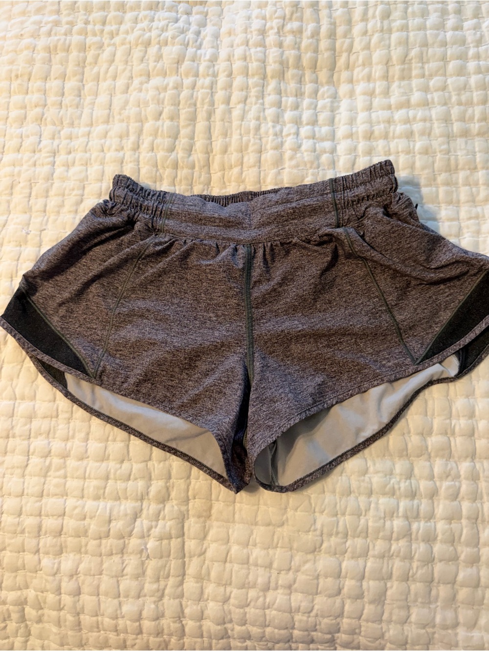 Lululemon size 2 Women's Gray Athletic Running Shorts